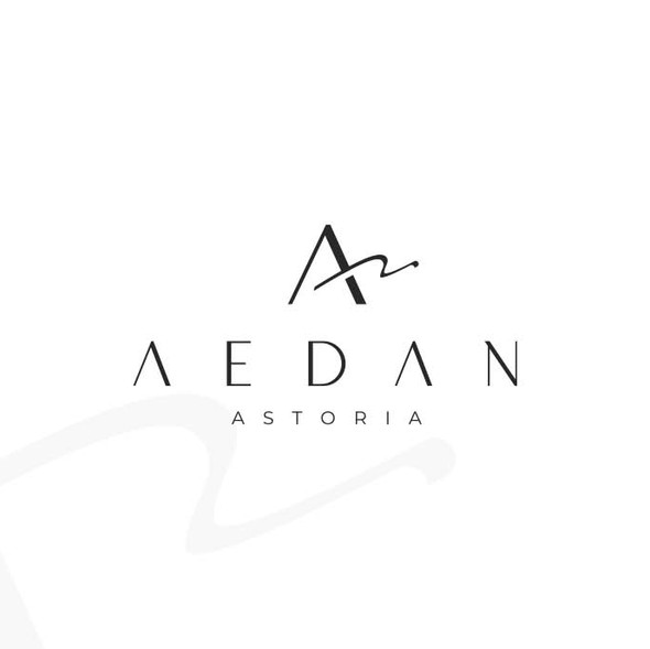 Premium logo with the title 'Logo design that perfectly reflects the organic modernism style'