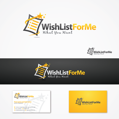 Wish logo with the title 'logo for WishListForMe'
