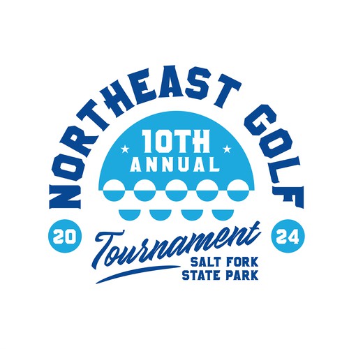 Golf t-shirt with the title 'Northeast Golf Tournament 2024'