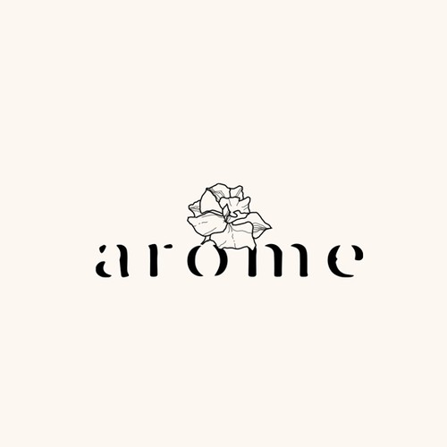 Lotion logo with the title 'Organic, flowery logo design for hand soaps and lotions '