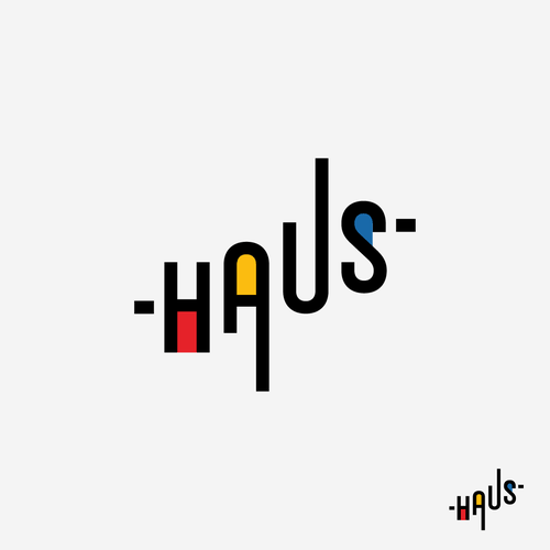 Bauhaus logo with the title 'Haus'