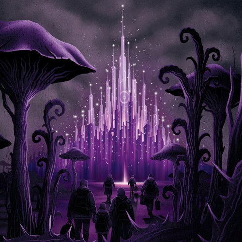 Book cover with the title 'Book cover illustration'