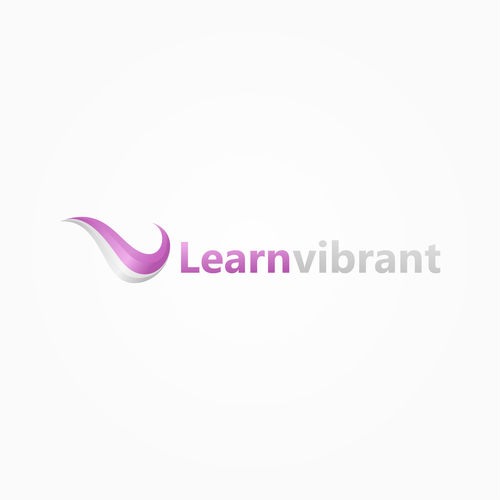 Energetic logo with the title 'Surge of energy & Vibrant feels logo conpet for Learnvibrant'