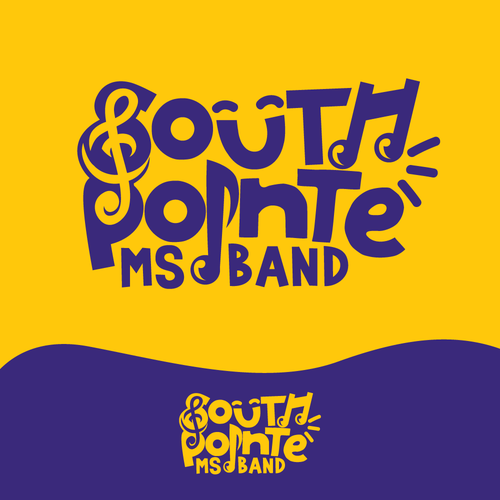 Pen design with the title 'Band Logo for a school program full of music nerds'