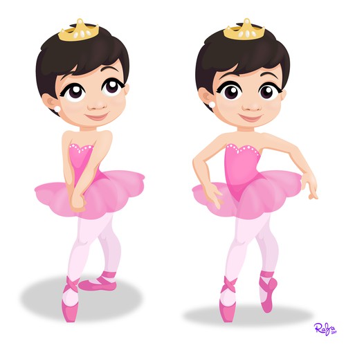 Ballet design with the title 'Ballerina'