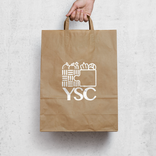 Puzzle logo with the title 'Evolution logo. From A to B'