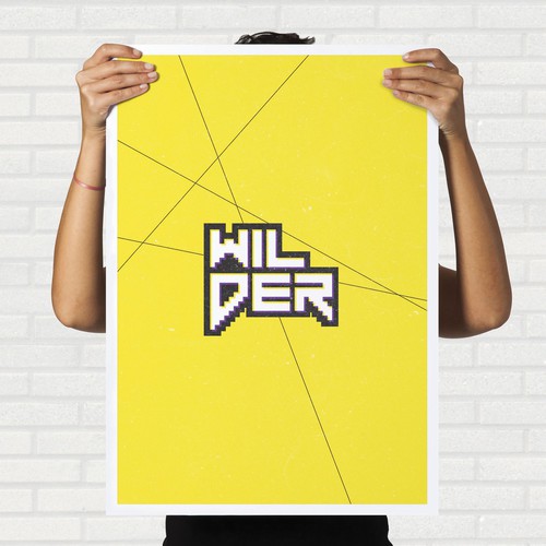Poster logo with the title 'Logo Design for "Wilder"'