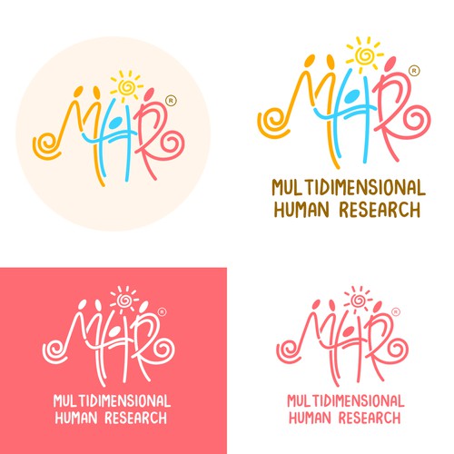 Kindergarten design with the title 'MHR Playful Logo'