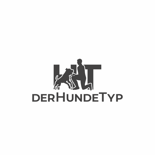 Hound design with the title 'der Hundetyp logo concept 2'