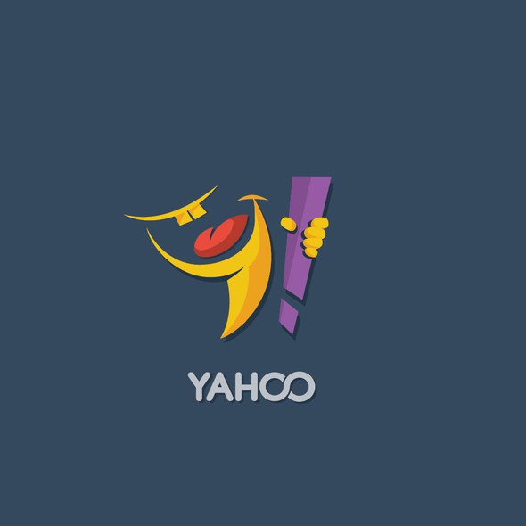 yahoo logo design