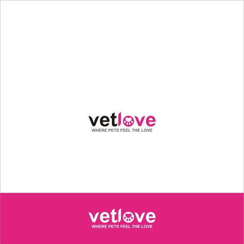 Pencil brand with the title 'vetlove logo'