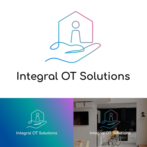 Single line design with the title 'Logo for a start-up mobile occupational therapy service'