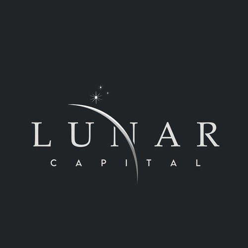 Capital logo with the title 'Lunar Capital Logo design'