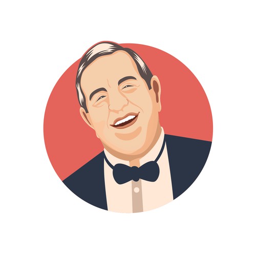 Fast food logo with the title 'Illustration logo for restaurant system'