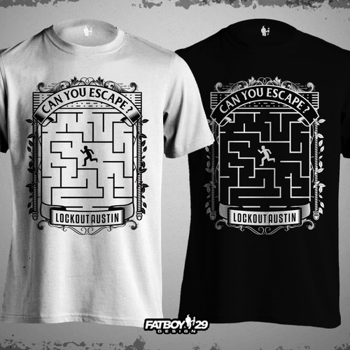 Bold t-shirt with the title 'T-Shirt Design for Lockout Austin'