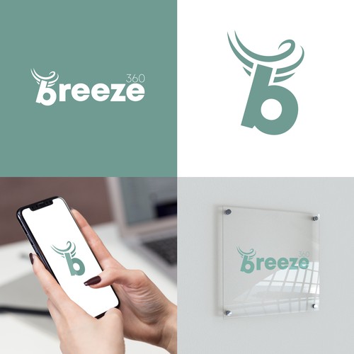 Wind logo with the title 'Logo for cloud based software'