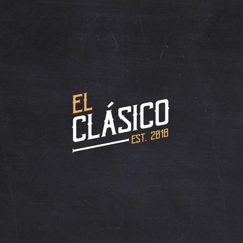 Bar and restaurant logo with the title 'Logo para Cervecería "El Clásico"'