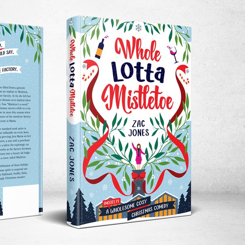 Typography book cover with the title 'Book cover design'