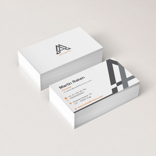 Energy design with the title 'Business Cards for Energy Producer'