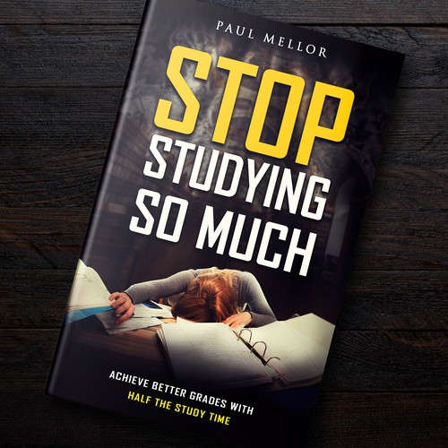 Study design with the title 'Cover Design For A Non-Fictional Book'