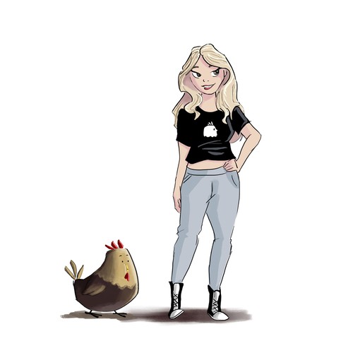 Pet illustration with the title 'Create a cartoonish header for a funny blog'