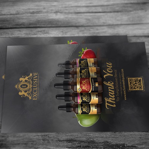 QR code design with the title 'Exclusive Postcard 4x6'