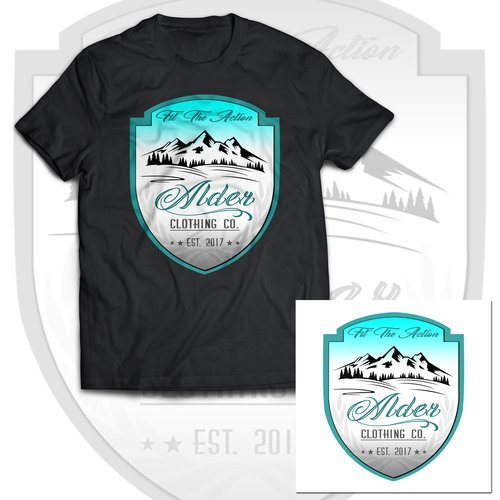 Environment t-shirt with the title 'Alder Clothing Co.'