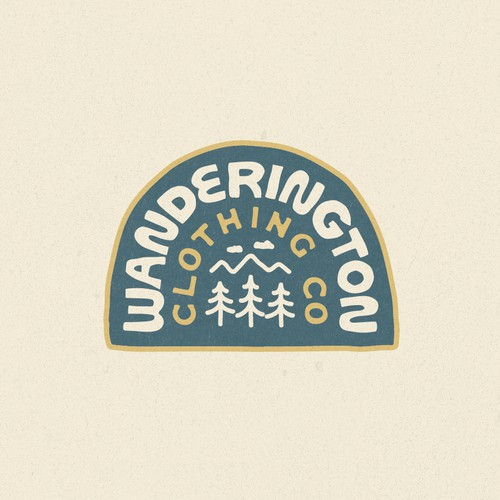 Quirky logo with the title 'Logo for a quirky clothing brand in Washington State.'