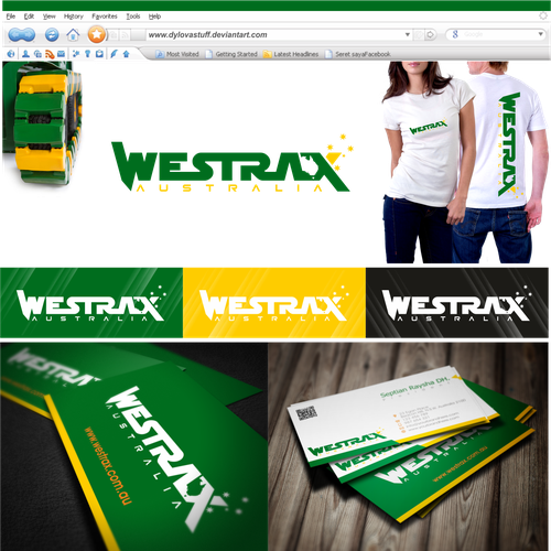 Australia flag logo with the title 'Help WESTRAX with a new logo'