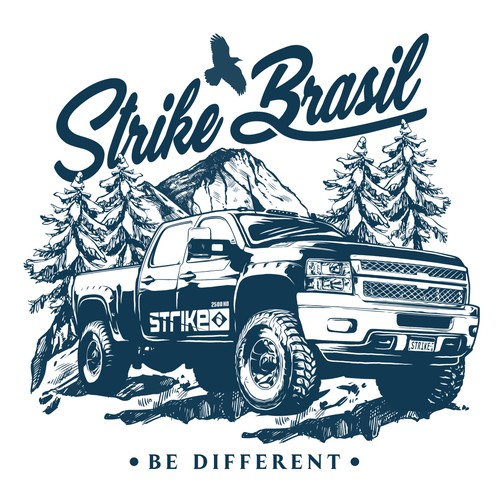 4x4 design with the title 'vintage 4x4'