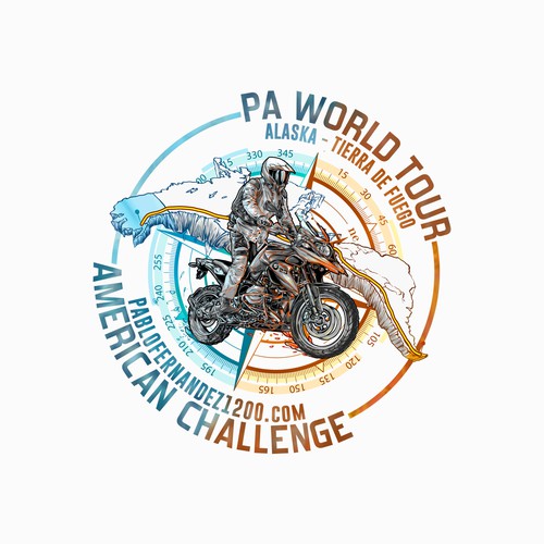 Drawing design with the title 'Digital drawing motorcycle'