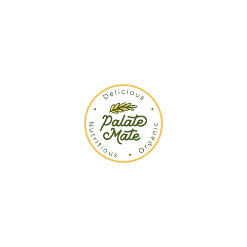 Healthy brand with the title 'Logo design for Palatemate '