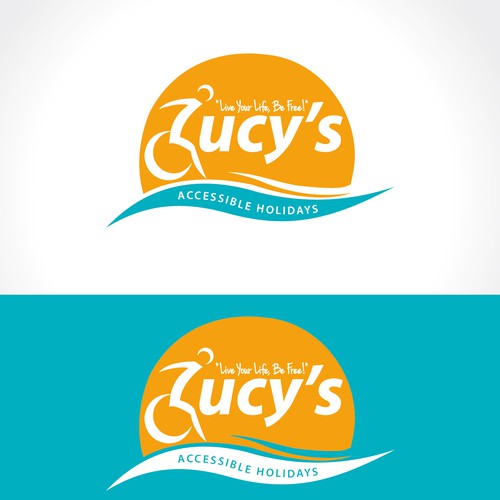 Holiday logo with the title 'Enabling people with disabilities to have an enjoyable holiday with our custome fitted caravans'