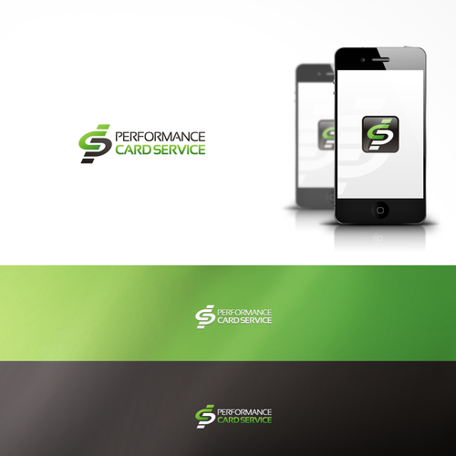 Credit card design with the title 'Performance Card Service'