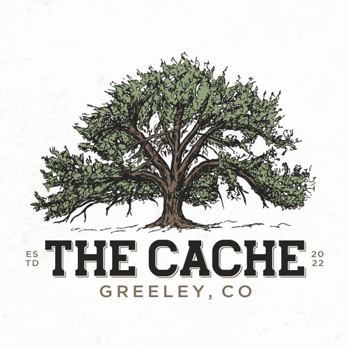 Western logo with the title 'The Cache Logo'