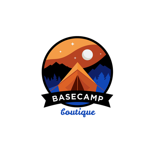 Tangerine  logo with the title 'Basecamp Boutique'