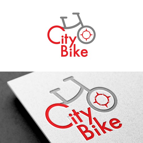 Bike brand with the title 'logo for city bike'