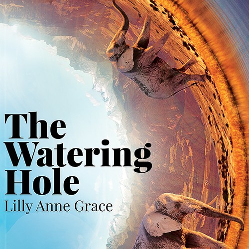 Attractive book cover with the title 'The Watering Hole'