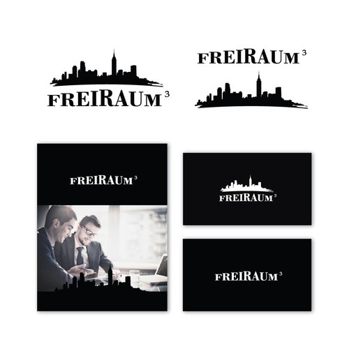 Towel logo with the title 'Logo concept fo real estate company'