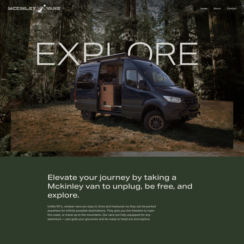 Resort design with the title 'McKinley Vans'