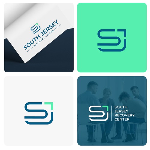 Growth brand with the title 'SJ Arrow logo concept for Addiction Treatment'