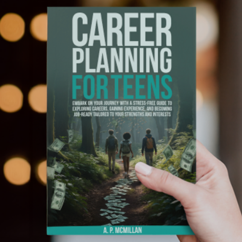 Financial book cover with the title 'Career Planning for Teens'
