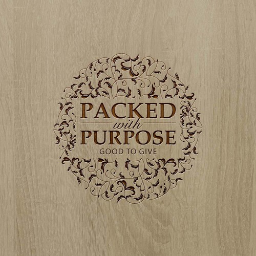 Artisanal design with the title 'Packed with Purpose'