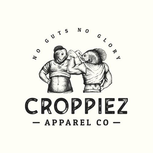 Men design with the title 'Croppiez'