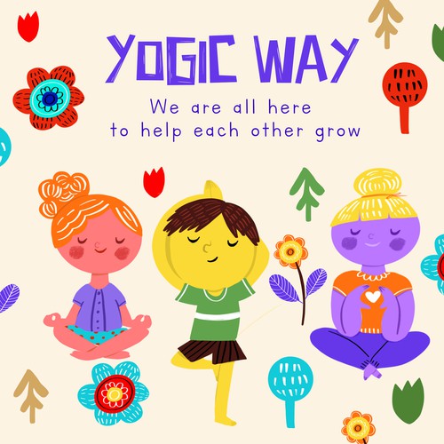 Children's book artwork with the title 'Illustration for Brand Image'