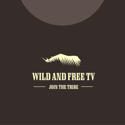 Rhino logo with the title 'Wild and Free TV'
