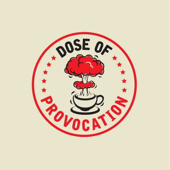 Motivational logo with the title 'Dose of Provocation'