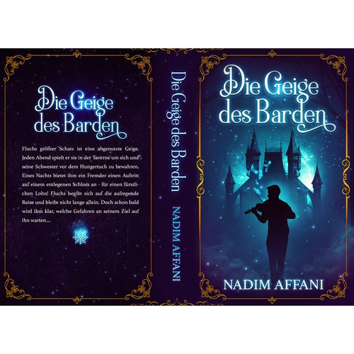 Border design with the title 'Die Geige des Barden'