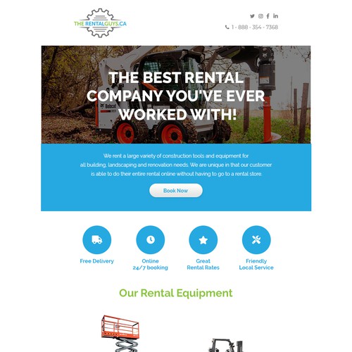 Newsletter design with the title 'Email Design'