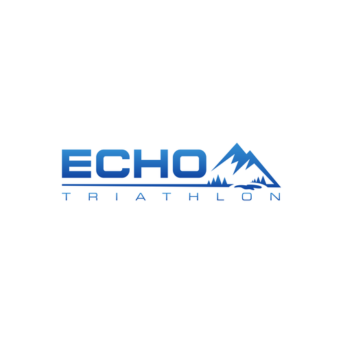 Triathlon logo with the title 'Update Logo for Echo Triathlon'